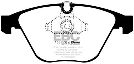 BMW Remblokkenset, schijfrem DP1449