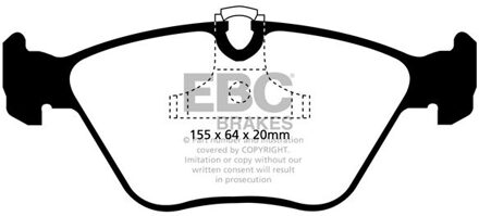 BMW Remblokkenset, schijfrem DP1552