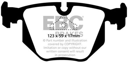 BMW Remblokkenset, schijfrem DP871