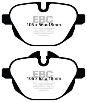 BMW Remblokkenset, schijfrem DPX2047
