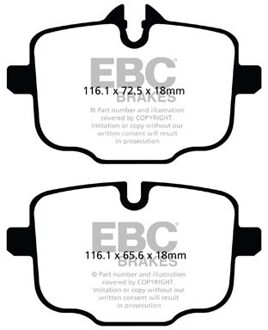 BMW Remblokkenset, schijfrem DPX2089