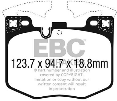BMW Remblokkenset, schijfrem DPX2302