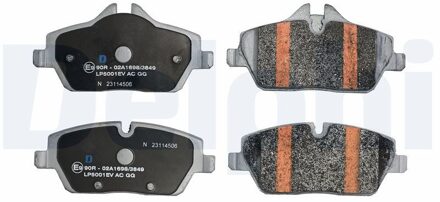 BMW Remblokkenset, schijfrem LP5001EV