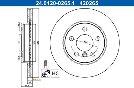 BMW Remschijf 24012002651