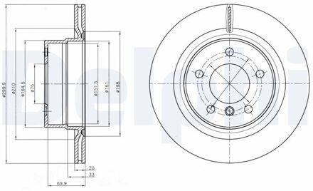 BMW Remschijf BG4293C