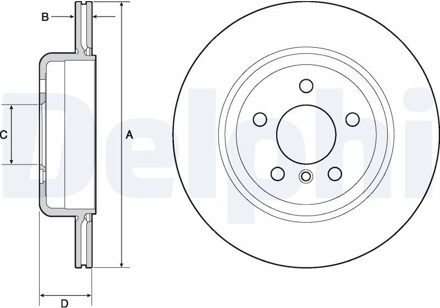 BMW Remschijf BG4664C