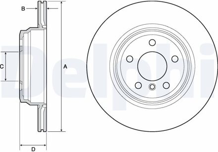 BMW Remschijf BG4665C