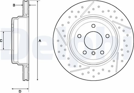 BMW Remschijf BG4714C