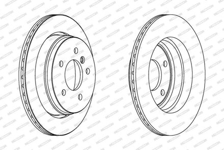 BMW Remschijf DDF1581