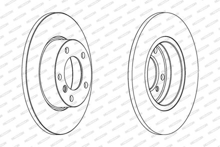 BMW Remschijf DDF248