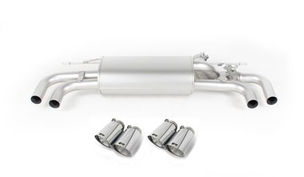 BMW Remus uitlaat passend voor BMW G30/G31 540i/iX - Chroom Schuin 0880171500004670SGR