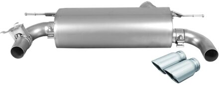 BMW Remus uitlaat passend voor BMW LCi 340i(x)/440i(x) Chroom/schuin 0880151500002655S