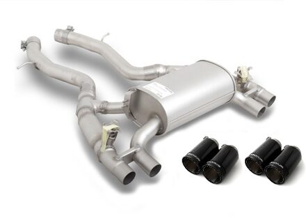 BMW Remus uitlaat passend voor BMW M2 Competition (F87) 2018+ Black Chrome 0880181500004698CBR