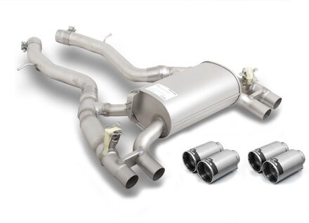 BMW Remus uitlaat passend voor BMW M2 Competition (F87) 2018+ Zilver / Carbon 0880181500004698CR