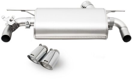 BMW Remus uitlaat passend voor L+R BMW M140i(X) / M240i(X) Chrome eindtips - Scherp 0890161500002670SGR