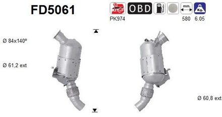 BMW Roetfilter FD5061