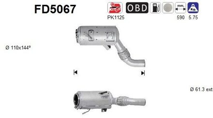 BMW Roetfilter FD5067