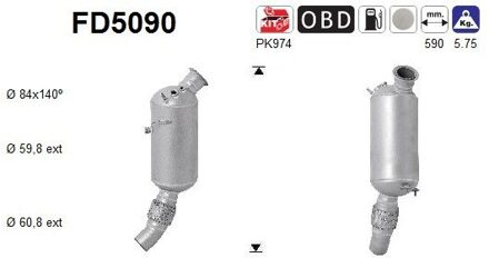 BMW Roetfilter FD5090