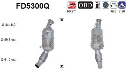 BMW Roetfilter, uitlaatinstallatie FD5300Q
