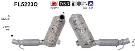 BMW Roetfilter, uitlaatinstallatie FL5223Q