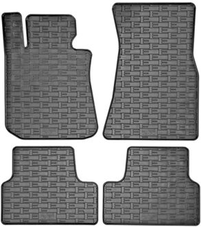 BMW Rubber matten passend voor BMW i4 (G26) 2021- (4-delig met bevestigingspunten) CKRBM03