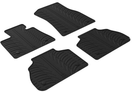 BMW Rubbermatten passend voor BMW X7 (G07) 2019- (T profiel 4-delig + montageclips)