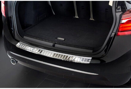 BMW RVS Achterbumperprotector passend voor BMW 2-Serie F45 Active Tourer 2014- 'Ribs'
