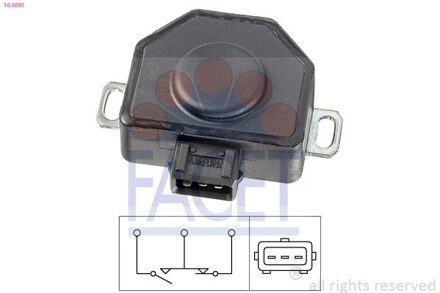 BMW Sensor, smoorkleppenverstelling 105091