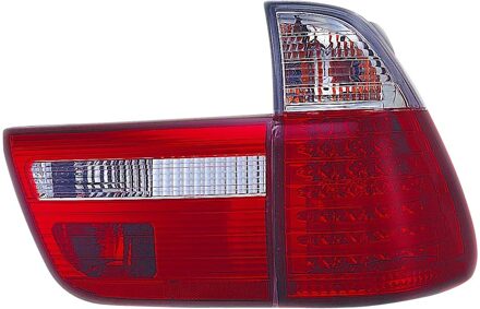 BMW Set LED Achterlichten passend voor BMW X5 E53 2000-2002 - Rood/Helder