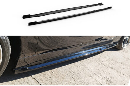 BMW Set sideskirts passend voor BMW 1-Serie (F40) M-Sport/M135i 2019-2024 (ABS Glanzend zwart) DXSBM17