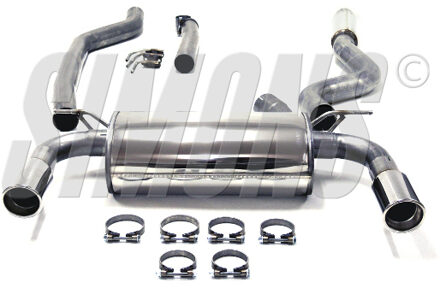 BMW Simons uitlaat passend voor BMW 320i/420i 328i/428i -2016 03ADH19R