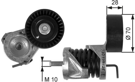 BMW Spanrol, Poly V-riem DriveAlign® T39085