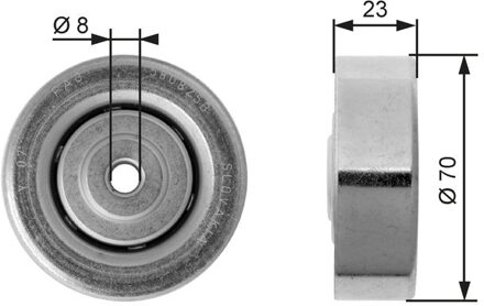 BMW Spanrol, Poly V-riem T36161