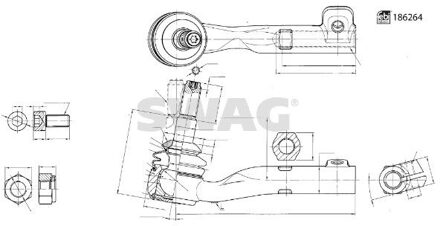 BMW Spoorstangeind 33110333