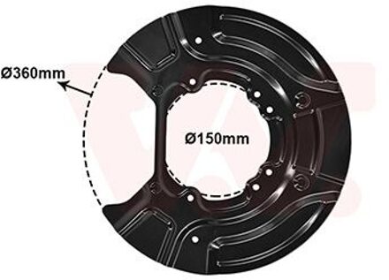 BMW Stofschild Achter L/r 0682373