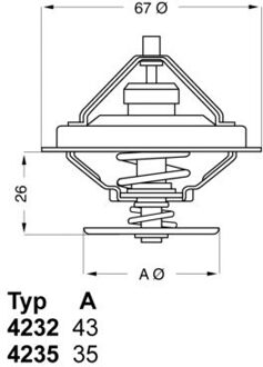 BMW Thermostaat 423580D