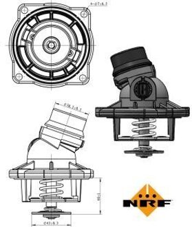 BMW Thermostaat, koelvloeistof 725002