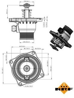 BMW Thermostaat, koelvloeistof 725005