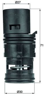 BMW Thermostaat, oliekoeling TO775