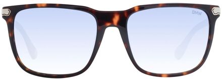 BMW Vierkante Zonnebril Schildpad Donker Bruin