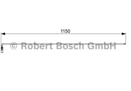 BMW Waarschuwingscontact, remvoering-/blokslijtage achter