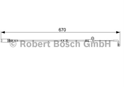 BMW Waarschuwingscontact, remvoering-/blokslijtage Voor