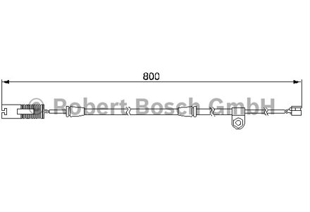 BMW Waarschuwingscontact, remvoering-/blokslijtage Voor