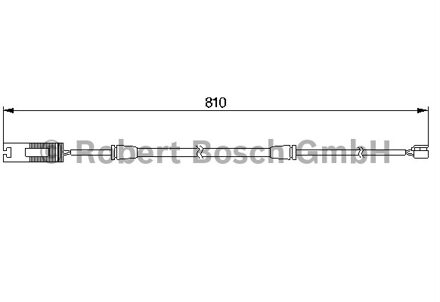 BMW Waarschuwingscontact, remvoering-/blokslijtage Voor