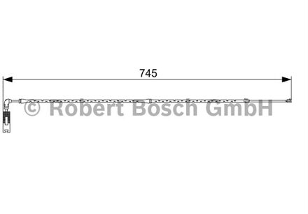 BMW Waarschuwingscontact, remvoering-/blokslijtage Voor