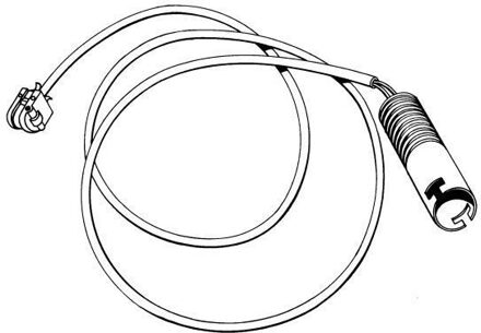 BMW Waarschuwingscontact, remvoering-/blokslijtage