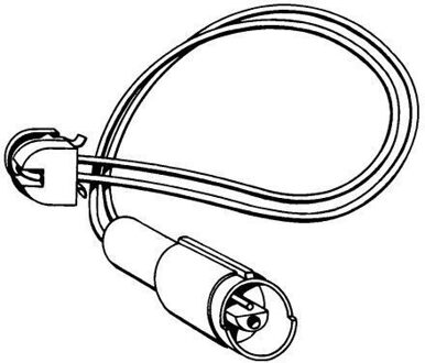BMW Waarschuwingscontact, remvoering-/blokslijtage