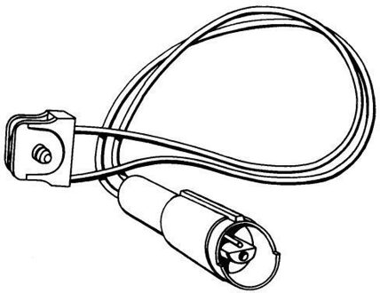 BMW Waarschuwingscontact, remvoering-/blokslijtage