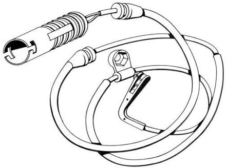 BMW Waarschuwingscontact, remvoering-/blokslijtage