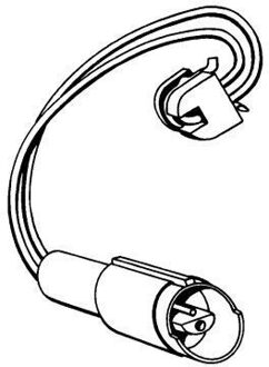 BMW Waarschuwingscontact, remvoering-/blokslijtage